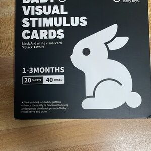 Baby Visual Stimulus Cards - Black and White